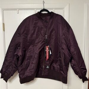 NWT Alpha Industries bomber jacket